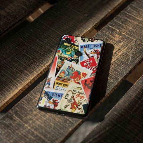 Disney Friends Retro Goofy Stamps Art Google Pixel 3 XL Skin